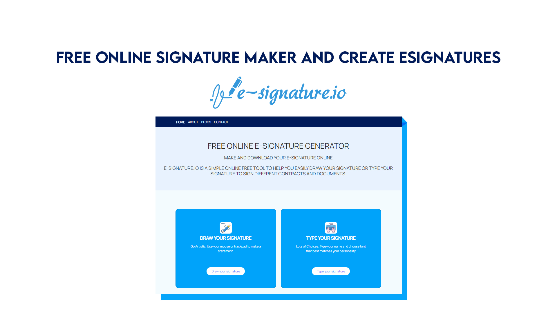 E deals signature maker